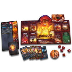 Dice Throne - Barbare vs. Elfe Lunaire
