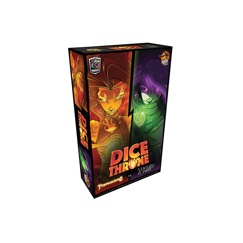 Dice Throne - Pyromancienne vs. Voleur de l'Ombre Dice Throne - Pyromancienne vs. Voleur de l'Ombre