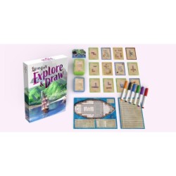 L'Île des Chats - Explore and Draw - Lucky Duck Games