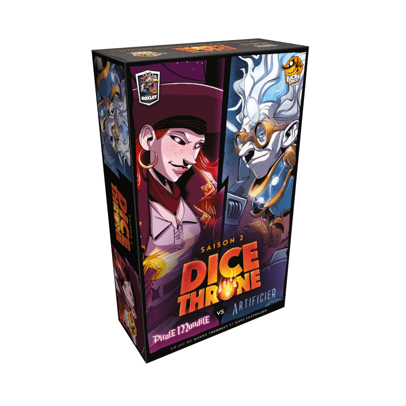 Dice Throne Saison 2 – Pirate Maudite vs Artificier Dice Throne Saison 2 – Pirate Maudite vs Artificier
