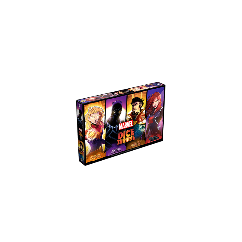 Marvel Dice Throne - Black Panther, Captain Marvel, Black Widow, Dr Strange - Lucky Duck Games Marvel Dice Throne - Black Panther, Captain Marvel, Black Widow, Dr Strange - Lucky Duck Games