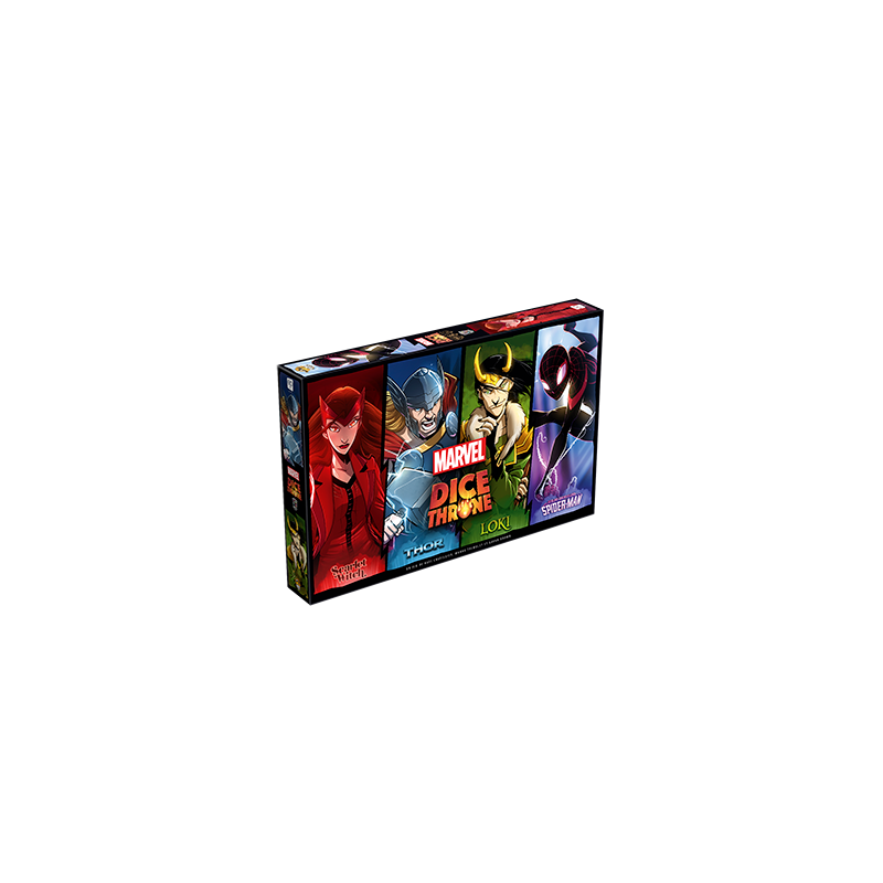 Marvel Dice Throne - Scarlet Witch, Thor, Loki, Spider-Man - Lucky Duck Games Marvel Dice Throne - Scarlet Witch, Thor, Loki, Spider-Man - Lucky Duck Games