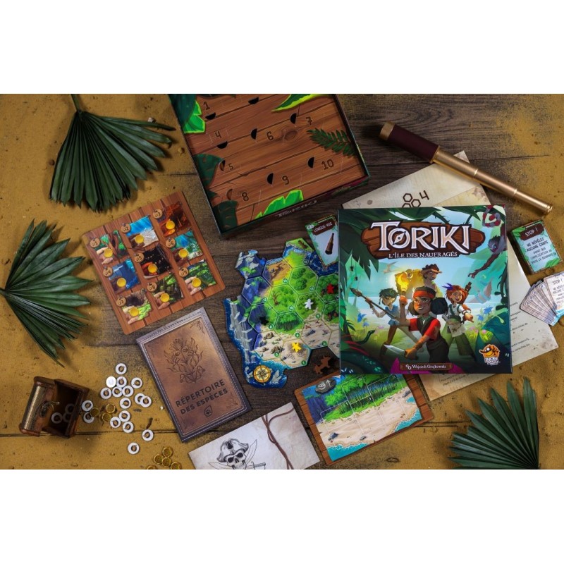 Toriki: L'île des naufragés - jeux de societe - Lucky Duck Games