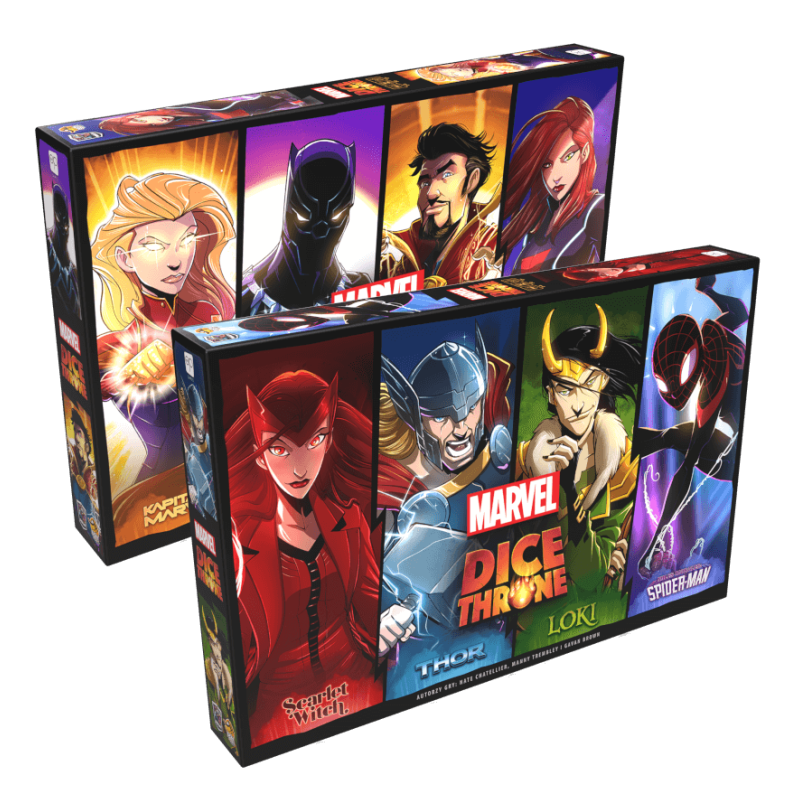 Dice Throne Marvel – Bundle 8 Héros (Boîtes 1 & 2)