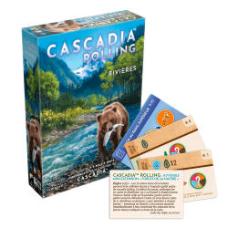 Cascadia Rolling Rivers + Pack Promo – Jeu Roll & Write