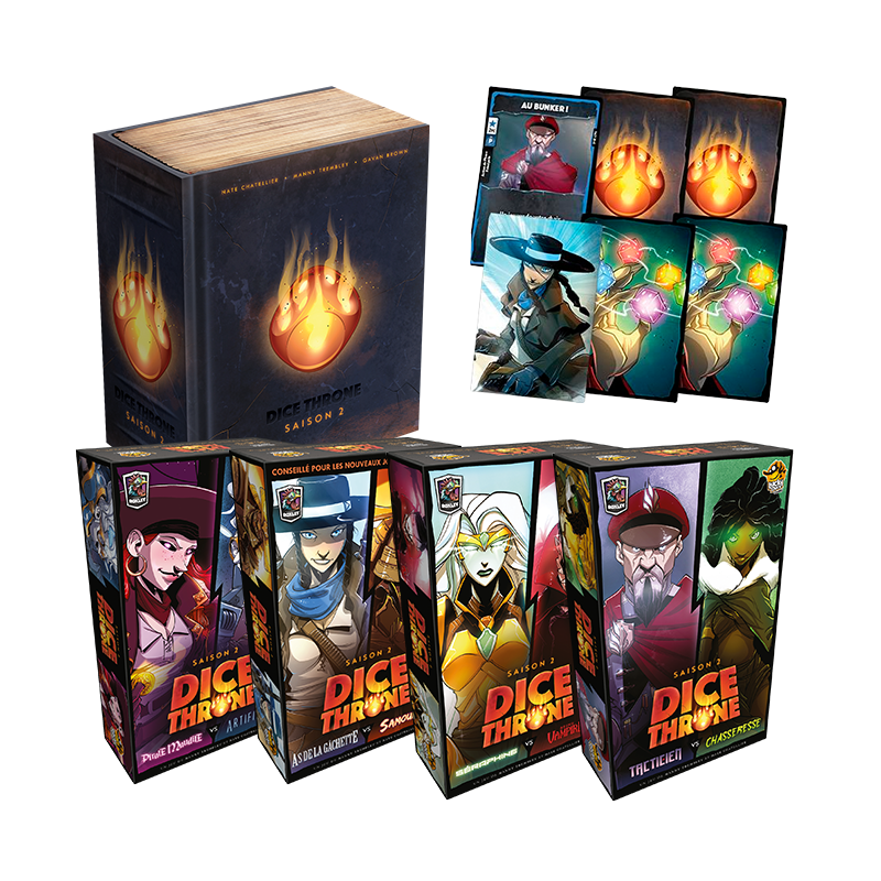 Dice Throne Saison 2 – 8 Personnages + Battle Chest + Promo FR