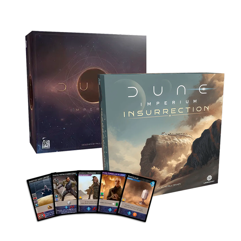 Dune Imperium – Bundle Deluxe Pack + Insurrection + Pack Promo