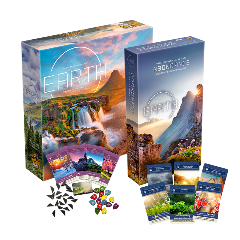 EARTH – Bundle Jeu de base + Extension Abondance + Goodies KS + Weather Module