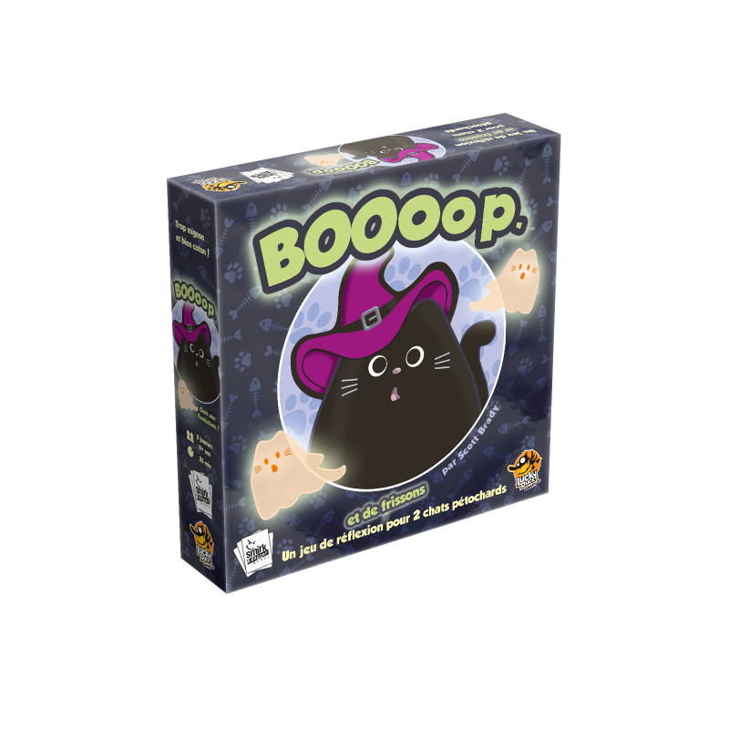 Boop! Fantômes – Jeu de stratégie malin et mignon pour 2 joueurs