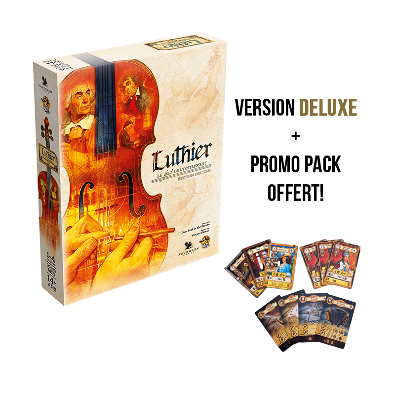 Luthier Deluxe + Promo Pack offert !