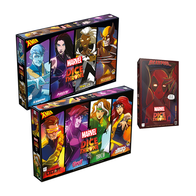 Marvel Dice Throne – Bundle X-Men (9 Héros) Marvel Dice Throne – Bundle X-Men (9 Héros)