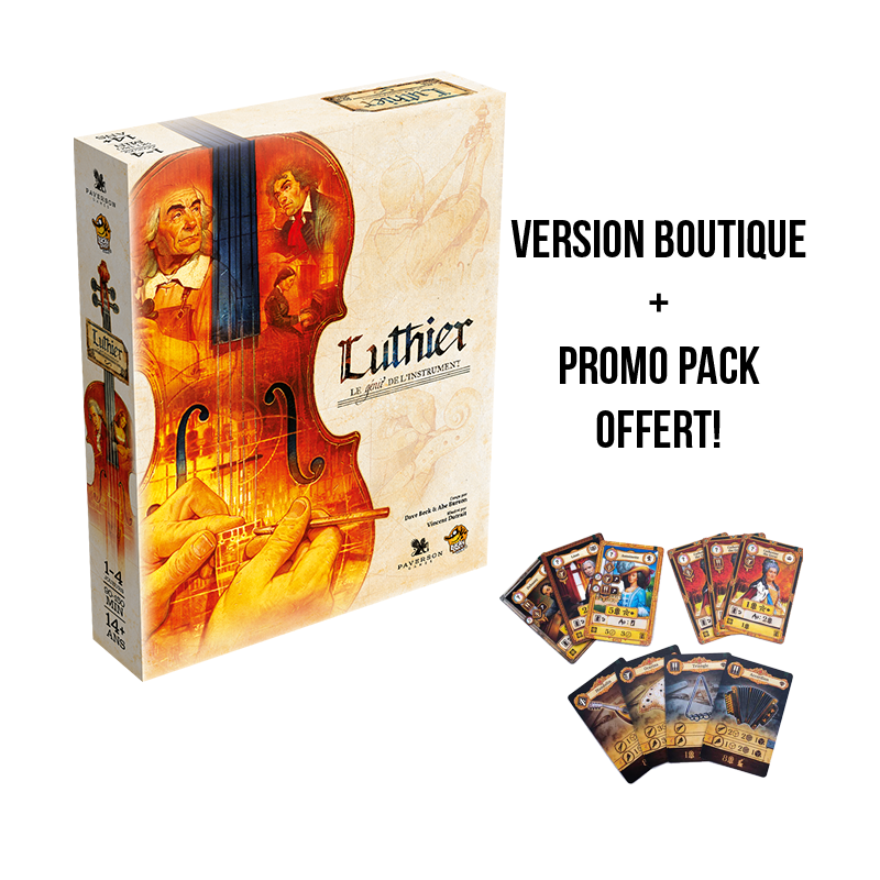 Luthier version boutique + Promo Pack offert ! Luthier version boutique + Promo Pack offert !