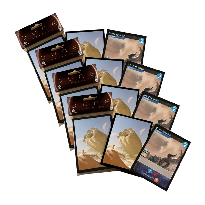 Sleeves Dune Imperium L'épice doit couler – Pack de 4