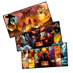 Dice Throne - Lot de trois playmats