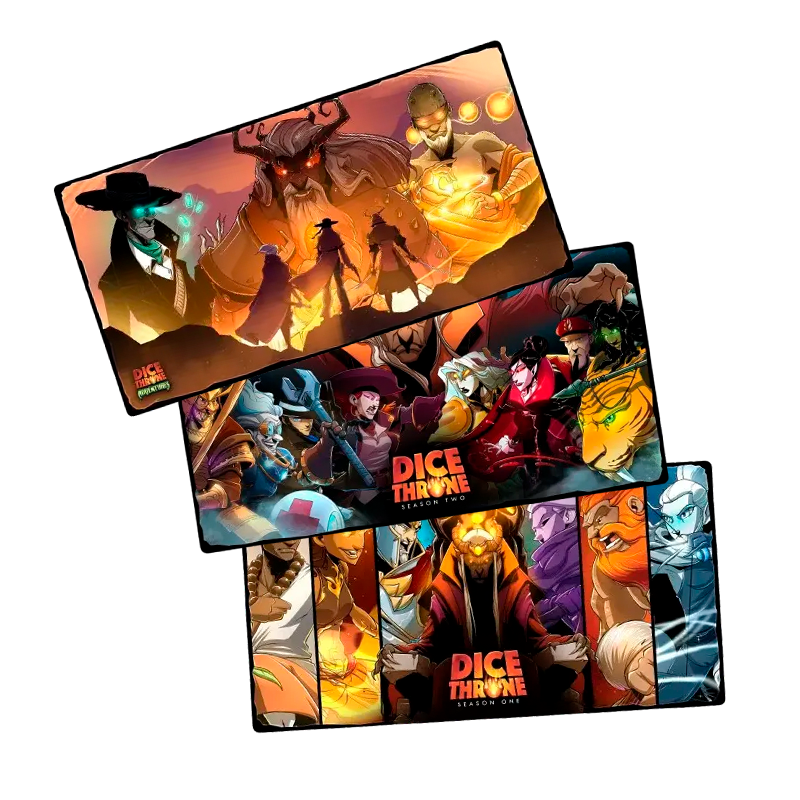 Dice Throne - Lot de trois playmats