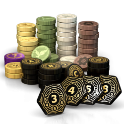 Skyrise - Jetons bois