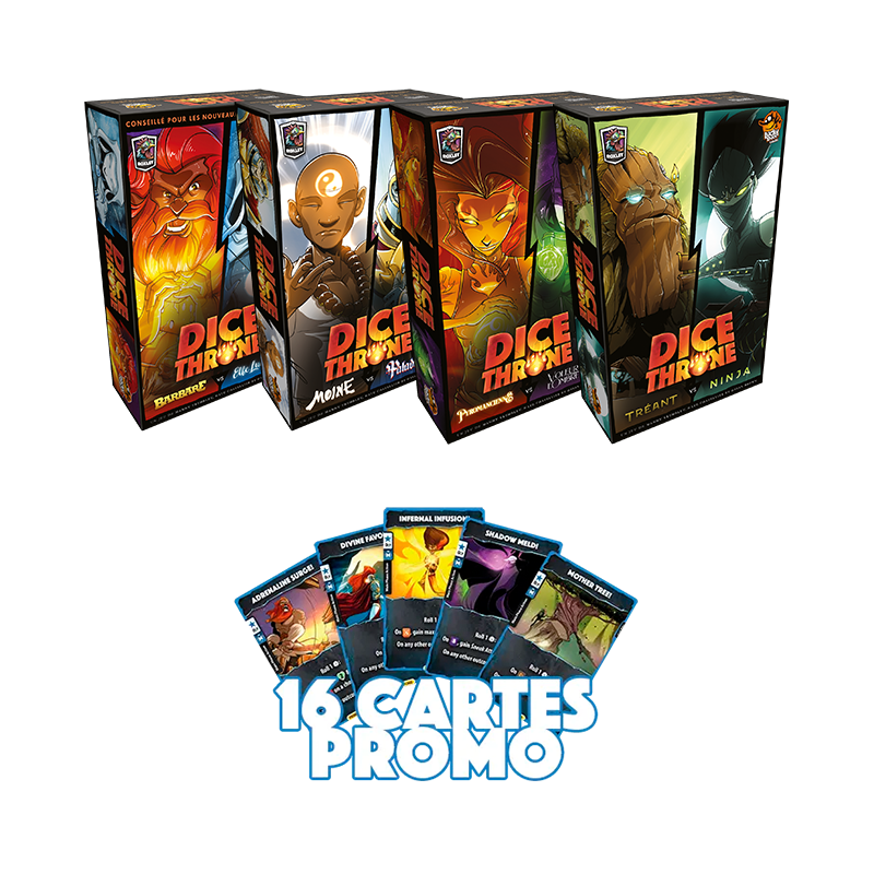 Dice Throne - Héros de la saison 1 + cartes promo