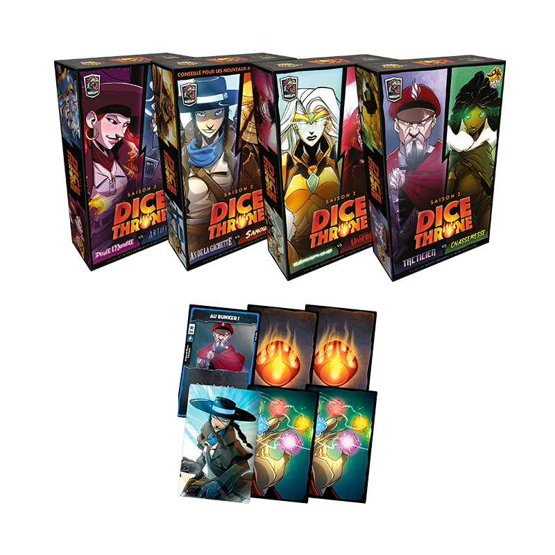 Dice Throne - Héros de la saison 2 + cartes promo