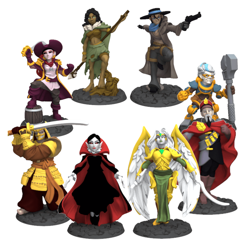 Dice Throne Saison 2 - Figurines Peintes