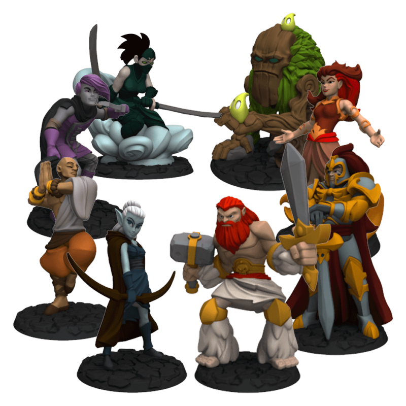 Dice throne Saison 1 - Figurines Peintes Dice throne Saison 1 - Figurines Peintes