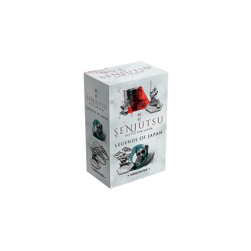 Senjutsu: Battle For Japan – Legends of Japan expansion - A samurai dueling board game with minis using deck construction and si Senjutsu: Battle For Japan – Legends of Japan expansion - A samurai dueling board game with minis using deck construction and si