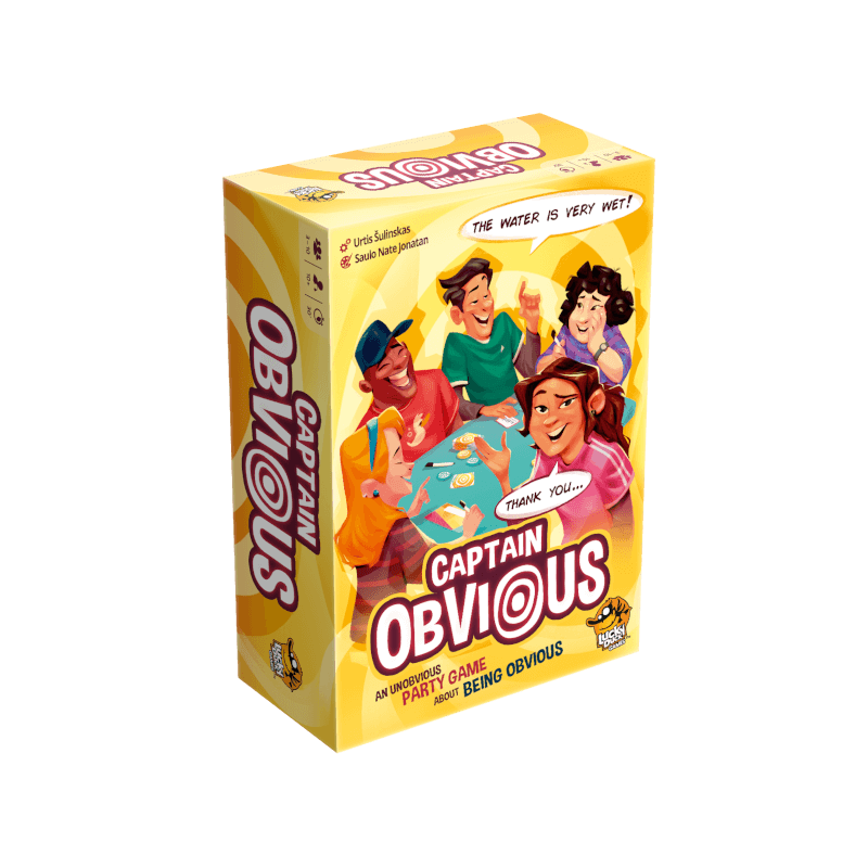 Captain Obvious - board game - Lucky Duck Games Captain Obvious - board game - Lucky Duck Games