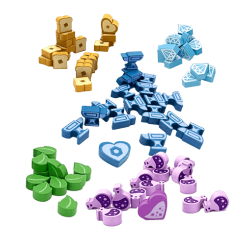 Upgraded wooden components for Flamecraft - Lucky Duck Games