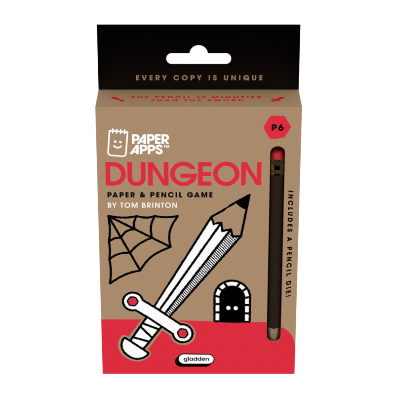 Paper App Dungeon game Lucky Duck Games