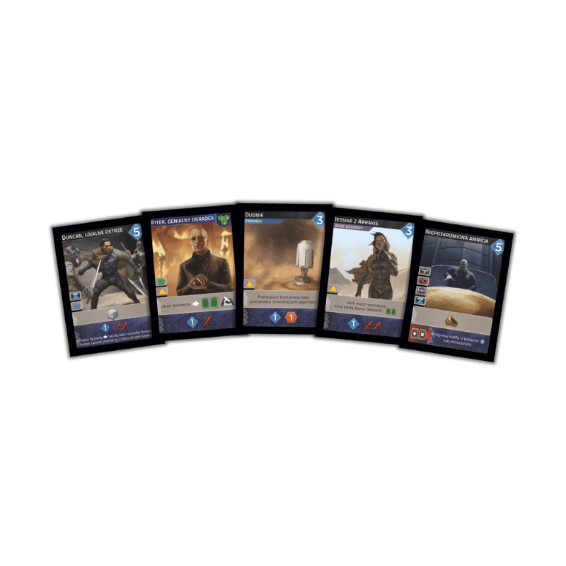 Diuna: Imperium - Zestaw 5 kart promocyjnych Diuna: Imperium - Zestaw 5 kart promocyjnych