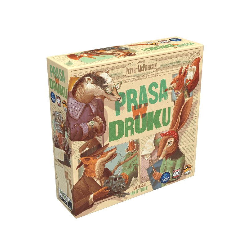 Prasa w druku - gra planszowa - Lucky Duck Games Prasa w druku - gra planszowa - Lucky Duck Games