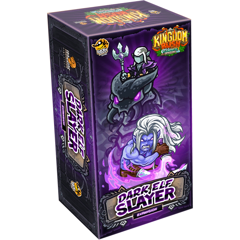 Kingdom Rush - Dark Elf Slayer Expansion - Lucky Duck Games Kingdom Rush - Dark Elf Slayer Expansion - Lucky Duck Games